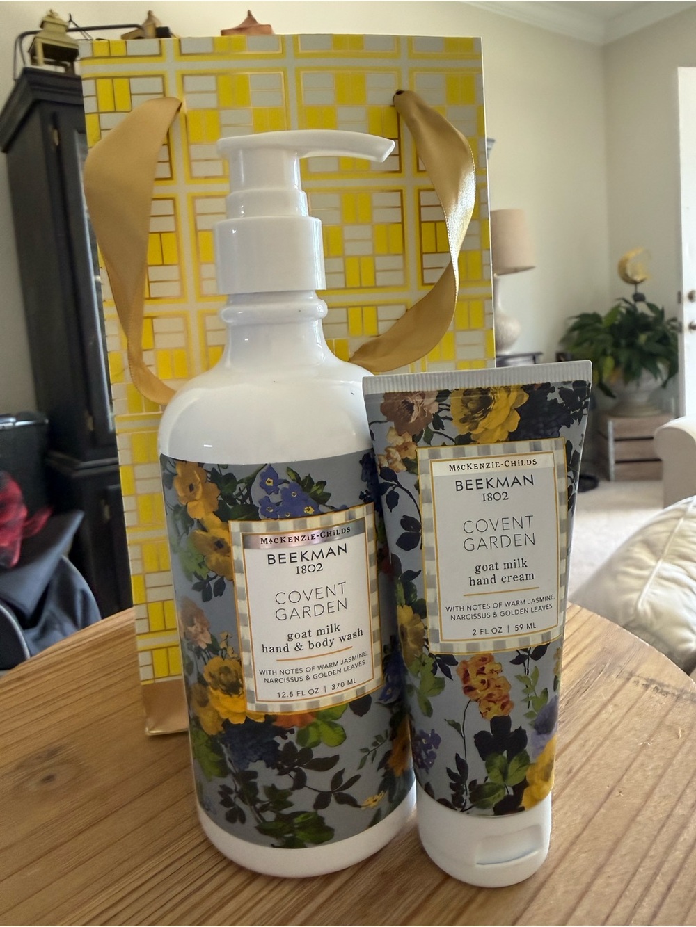 Beekman 1802 Covent Garden hand and body wash and hand cream